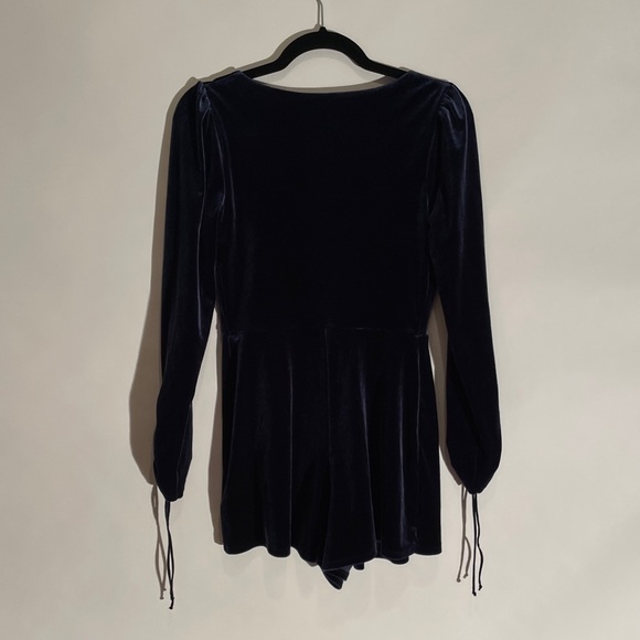 Urban Outfitters Velvet Romper - Picture 4 of 9